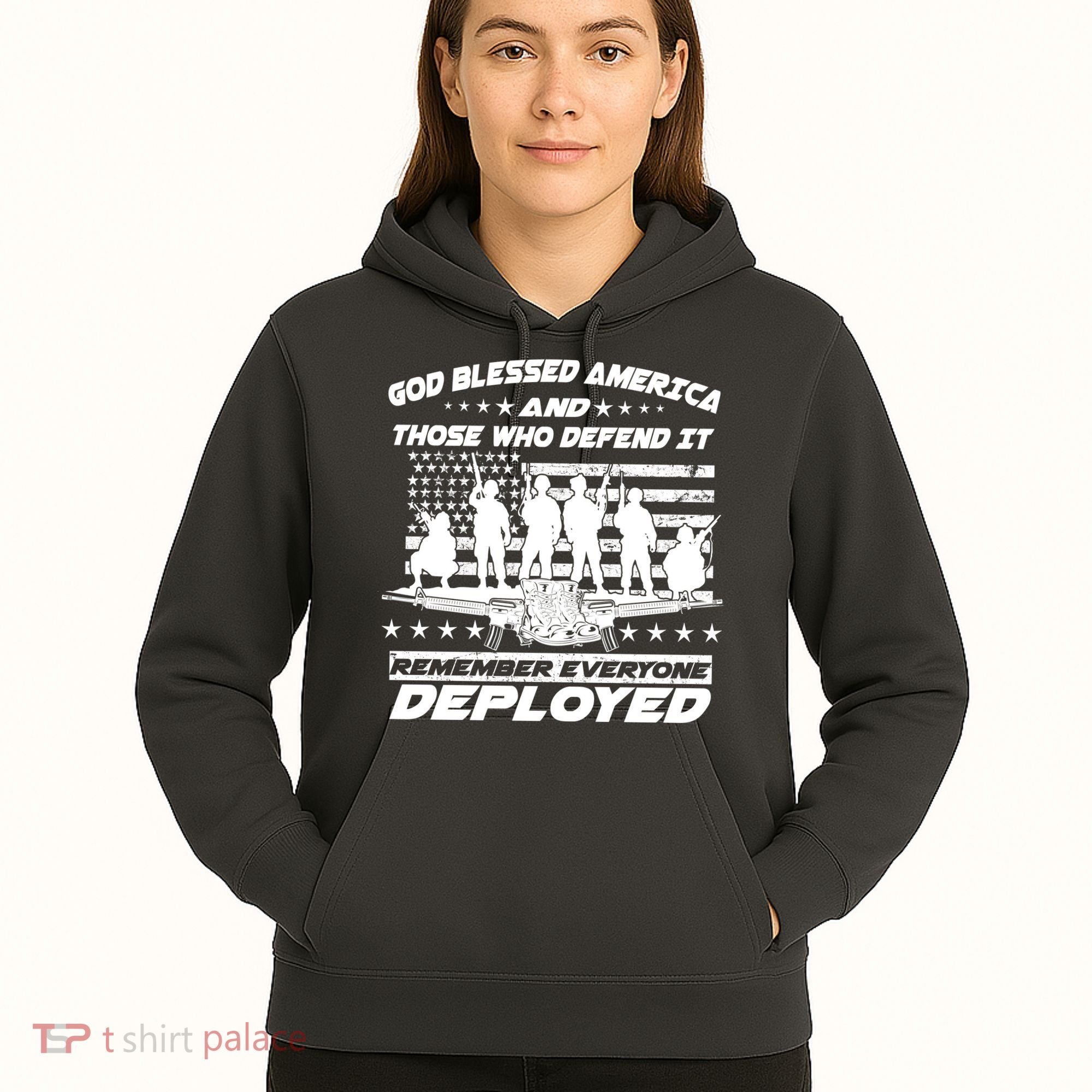 Veterans God Bless America And Those Who Defend It Hoodie