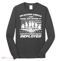 Veterans God Bless America And Those Who Defend It Long Sleeve Shirt thumb 0