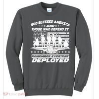 Veterans God Bless America And Those Who Defend It Sweatshirt thumb 0