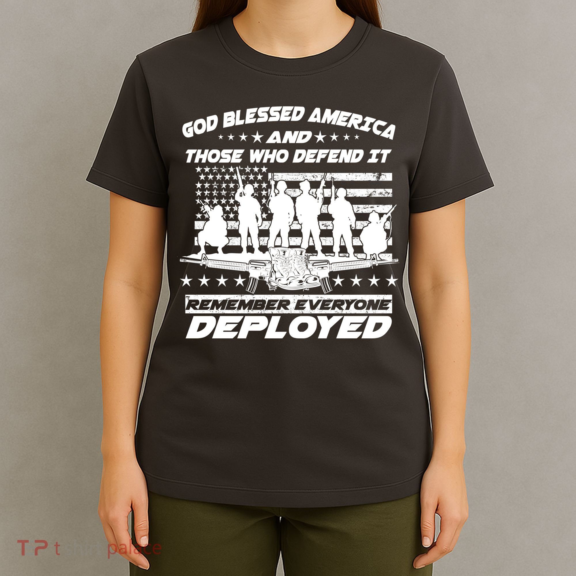 Veterans God Bless America And Those Who Defend It T-Shirt