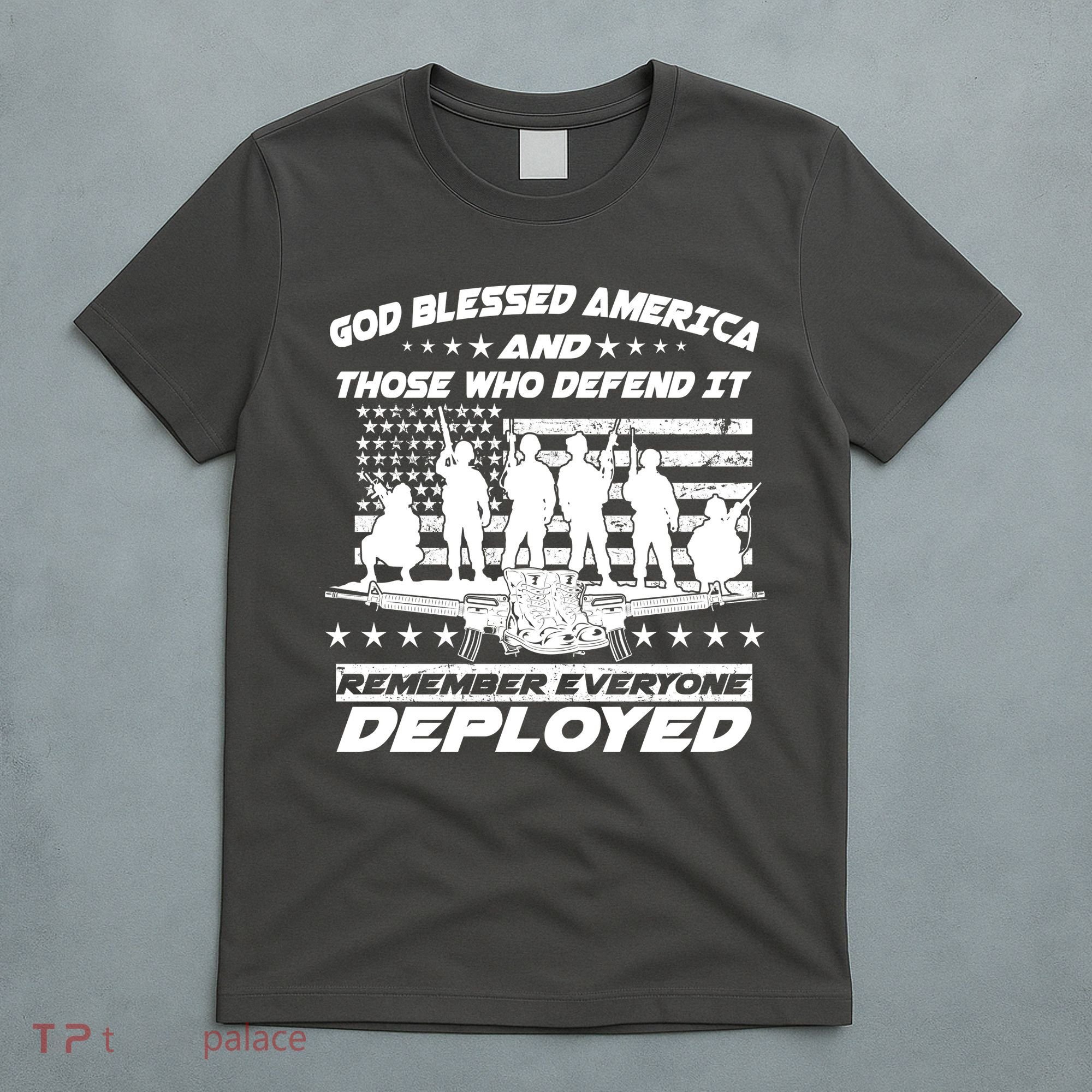 Veterans God Bless America And Those Who Defend It T-Shirt