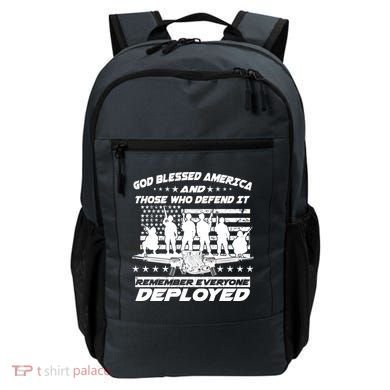 Veterans God Bless America And Those Who Defend It Backpack