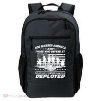 Veterans God Bless America And Those Who Defend It Backpack thumb 0