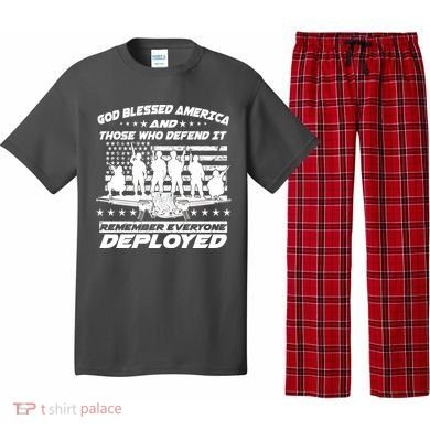 Veterans God Bless America And Those Who Defend It Pajama Set