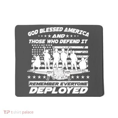 Veterans God Bless America And Those Who Defend It Mousepad