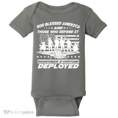 Veterans God Bless America And Those Who Defend It Baby Bodysuit