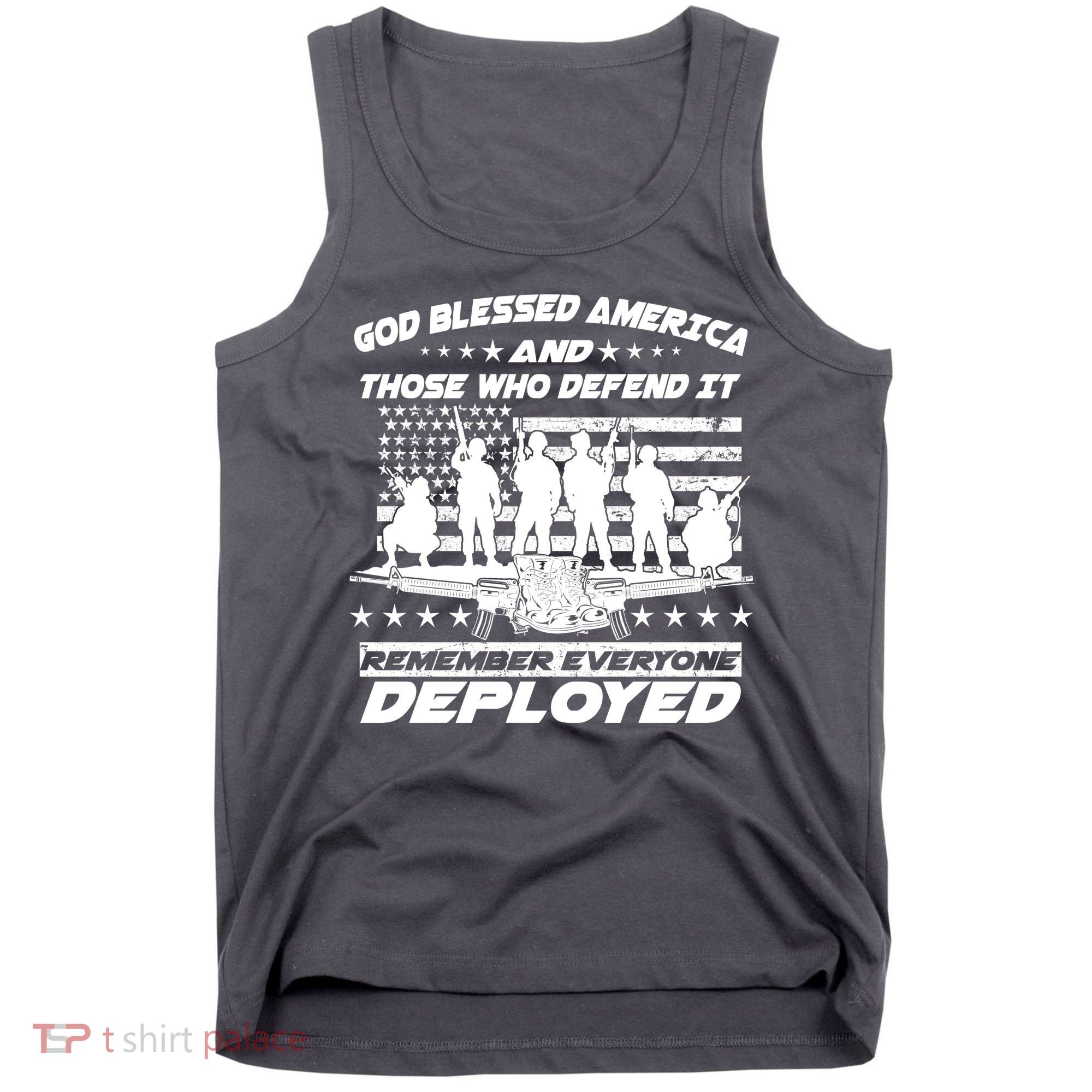 Veterans God Bless America And Those Who Defend It Tank Top