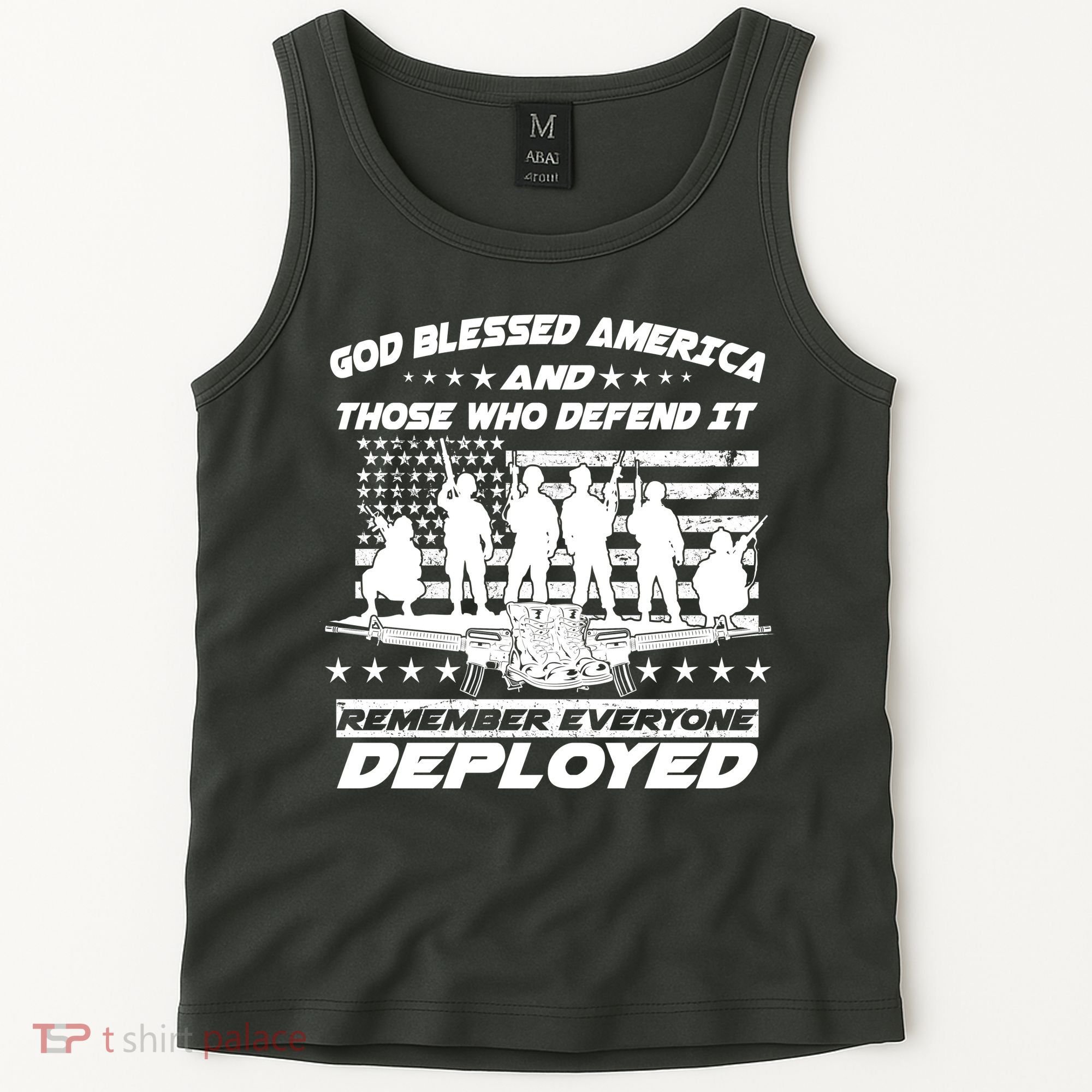 Veterans God Bless America And Those Who Defend It Tank Top