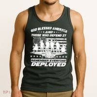 Veterans God Bless America And Those Who Defend It Tank Top thumb 3