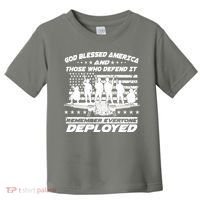 Veterans God Bless America And Those Who Defend It Toddler T-Shirt thumb 0
