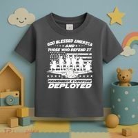 Veterans God Bless America And Those Who Defend It Toddler T-Shirt thumb 3