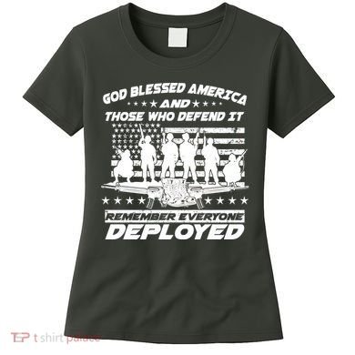 Veterans God Bless America And Those Who Defend It Women's T-Shirt