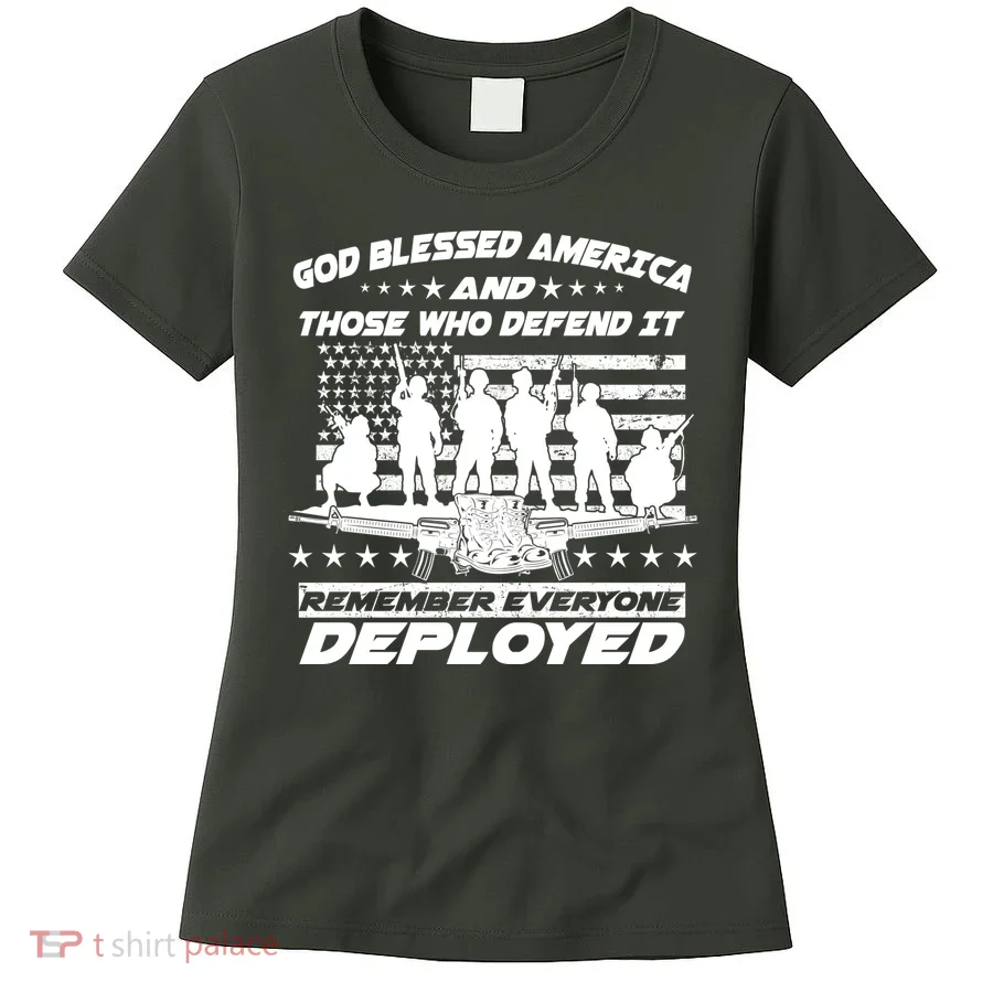 Veterans God Bless America And Those Who Defend It Women's T-Shirt