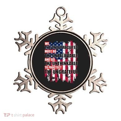 Veterans Must Do The Unthinkable Ornament