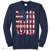 Veterans Must Do The Unthinkable Sweatshirt thumb 0
