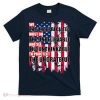 Veterans Must Do The Unthinkable T-Shirt thumb 0