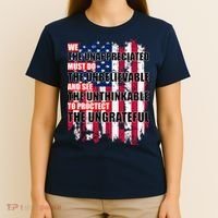 Veterans Must Do The Unthinkable T-Shirt thumb 4