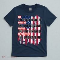 Veterans Must Do The Unthinkable T-Shirt thumb 5