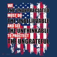 Veterans Must Do The Unthinkable T-Shirt thumb 7