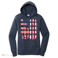 Veterans Must Do The Unthinkable Women's Hoodie thumb 0