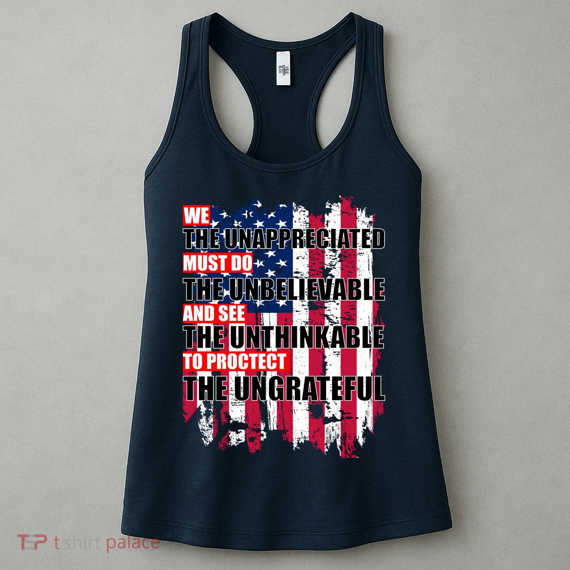 Veterans Must Do The Unthinkable Women's Tank Top