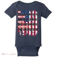 Veterans Must Do The Unthinkable Baby Bodysuit thumb 0