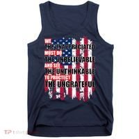 Veterans Must Do The Unthinkable Tank Top thumb 0