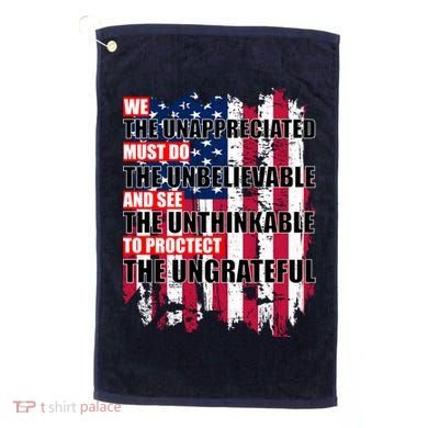 Veterans Must Do The Unthinkable Golf Towel