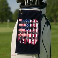 Veterans Must Do The Unthinkable Golf Towel thumb 2