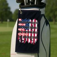 Veterans Must Do The Unthinkable Golf Towel thumb 2