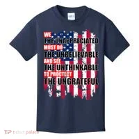 Veterans Must Do The Unthinkable Kids T-Shirt thumb 0