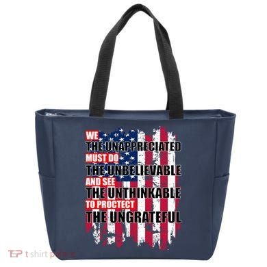 Veterans Must Do The Unthinkable Tote Bag