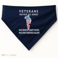 Veterans Never Go Away USA-Made Doggie Bandana thumb 0