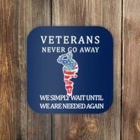 Veterans Never Go Away Coaster thumb 0