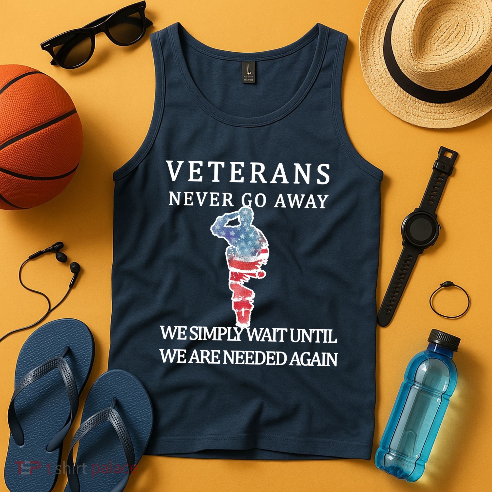 Veterans Never Go Away Tank Top
