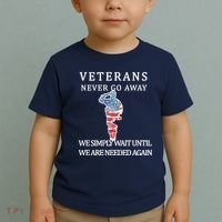 Veterans Never Go Away Toddler T-Shirt thumb 2