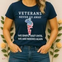 Veterans Never Go Away Women's T-Shirt thumb 2