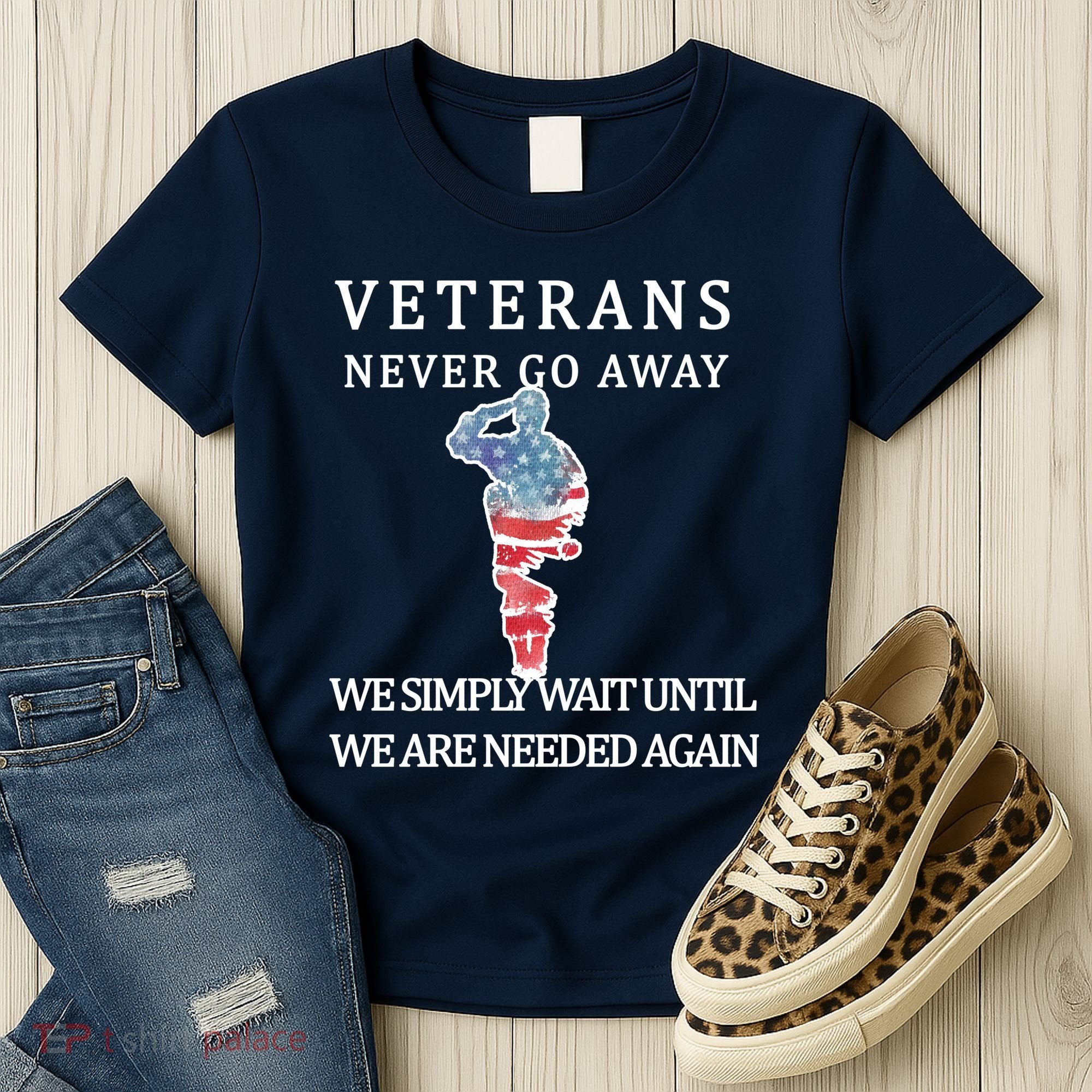 Veterans Never Go Away Women's T-Shirt