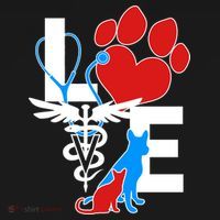 Veterinarian Love Cat and Dog Backpack thumb 2