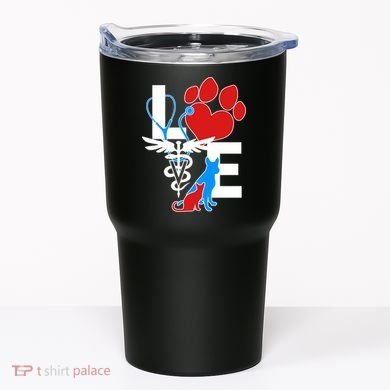 Veterinarian Love Cat and Dog Tumbler