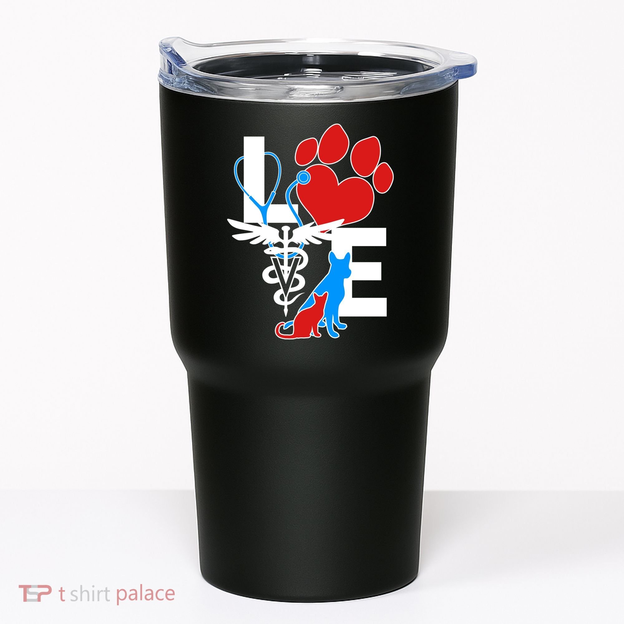 Veterinarian Love Cat and Dog Tumbler
