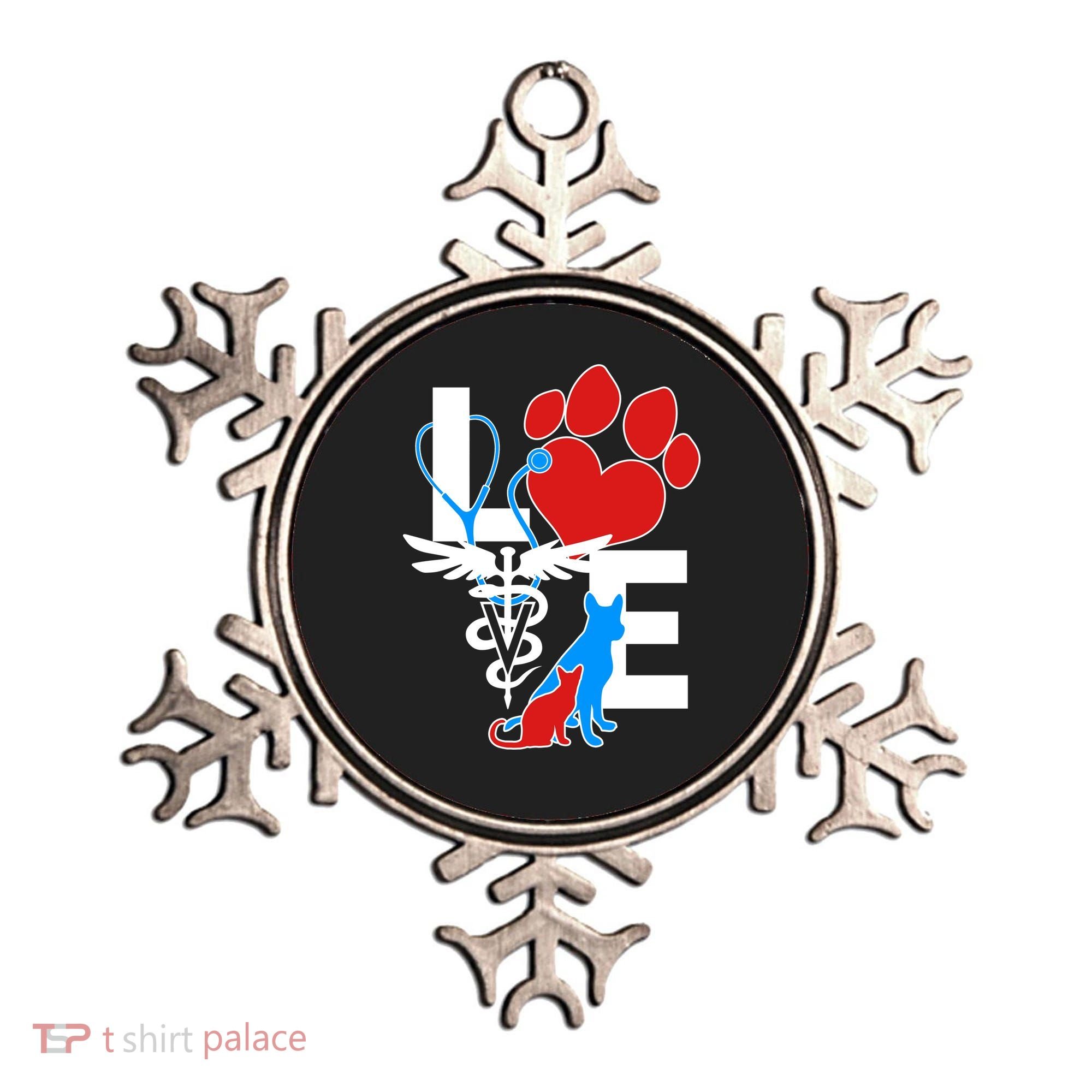 Veterinarian Love Cat and Dog Ornament