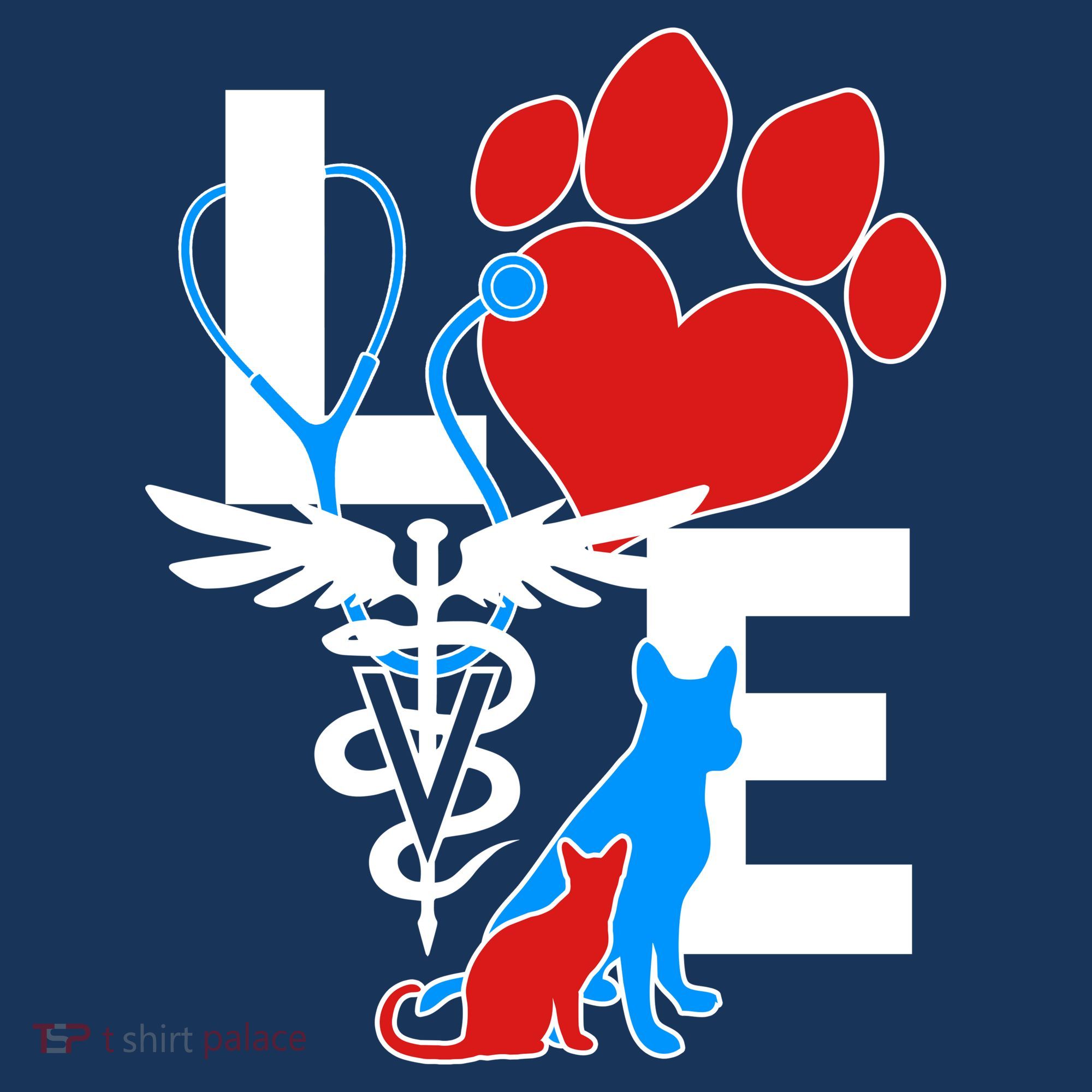 Veterinarian Love Cat and Dog Sweatshirt