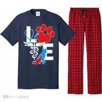 Veterinarian Love Cat and Dog Pajama Set thumb 0