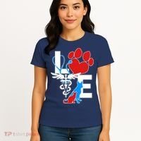 Veterinarian Love Cat and Dog Women's T-Shirt thumb 4