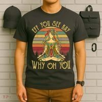 Vintage EFF You See Kay Why Oh You Tattooed Girl Yoga T-Shirt thumb 6
