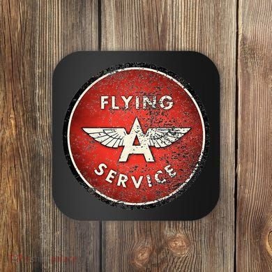 Vintage Flying A Gas Station Coaster