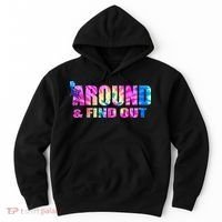 Vintaeg F Around And Find Out Tie Dye Lover Gift Hoodie thumb 0
