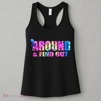 Vintaeg F Around And Find Out Tie Dye Lover Gift Women's Tank Top thumb 3