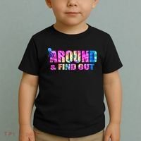 Vintaeg F Around And Find Out Tie Dye Lover Gift Toddler T-Shirt thumb 2